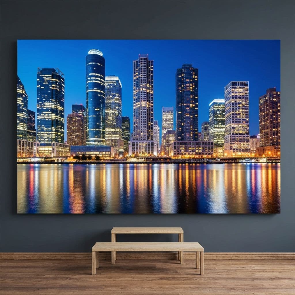 City Skyline Wall Art Generator