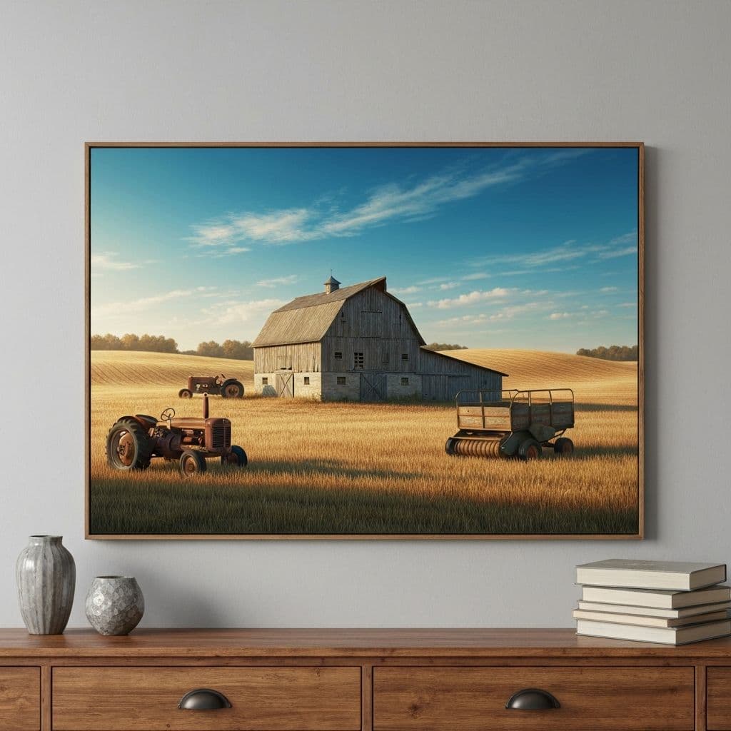Farmhouse Wandbilder Generator