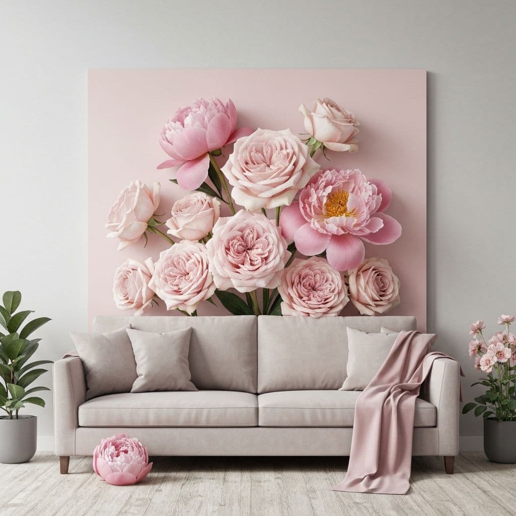 Rosa Wandbilder Generator