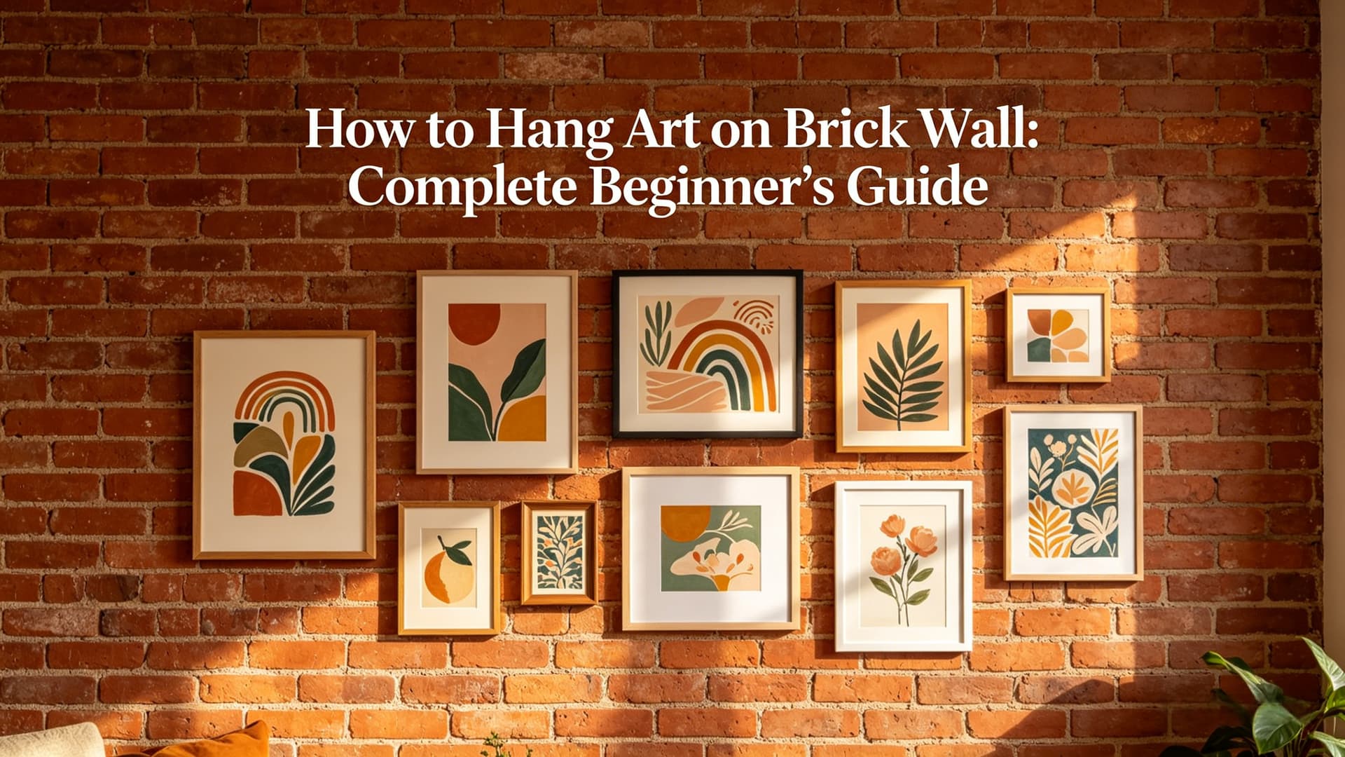 How to Hang Art on Brick Wall: Complete Beginner's Guide