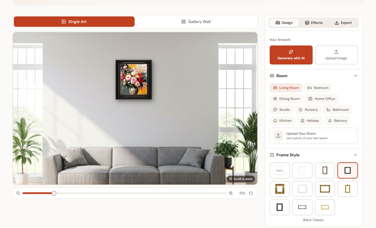 Preview Your Wall Art Layout