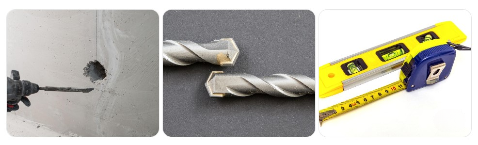 Tools for Concrete Wall Hanging